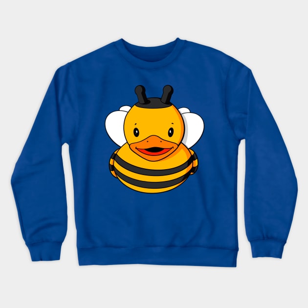 Bumblebee Rubber Duck Crewneck Sweatshirt by Alisha Ober Designs